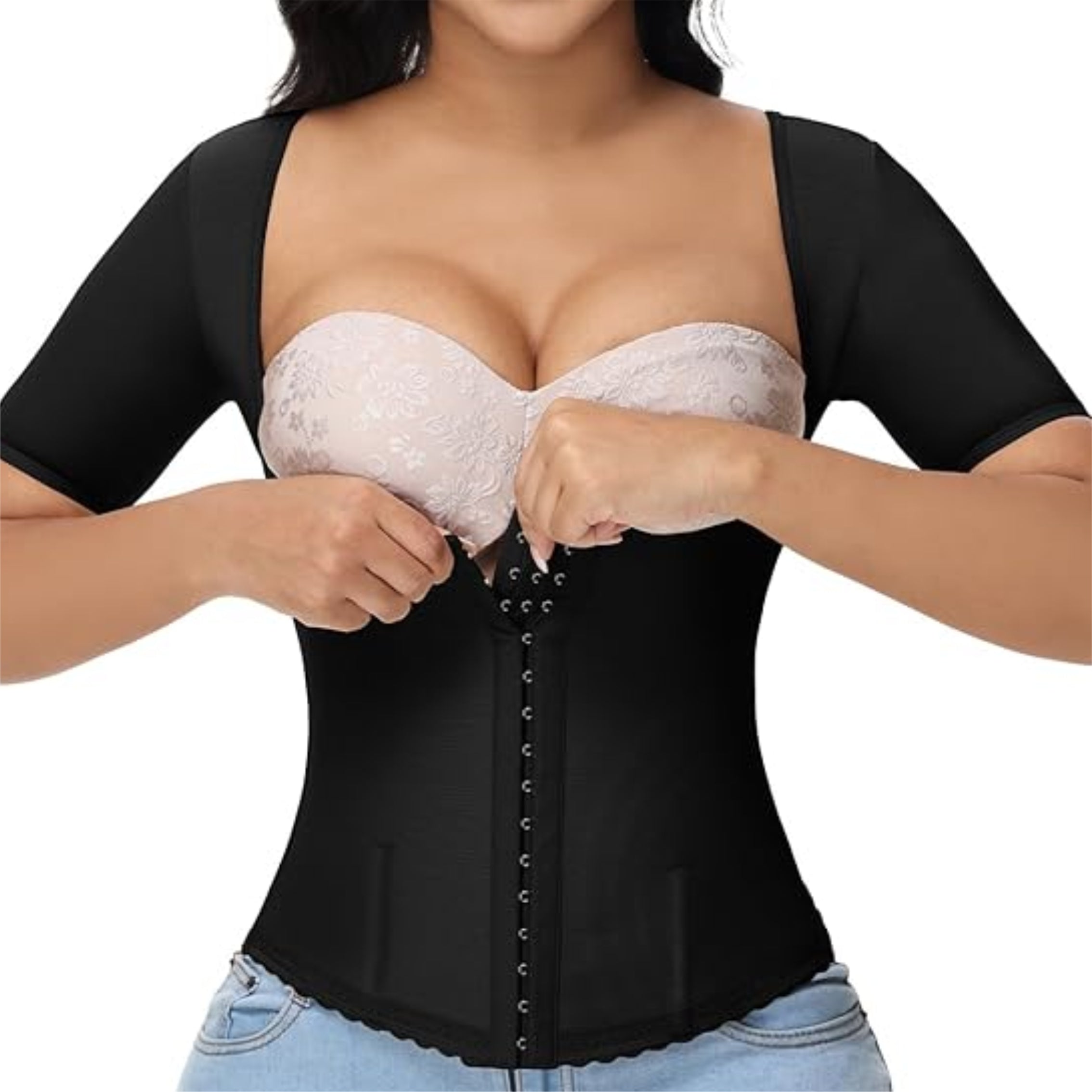 Corset de taille à manches courtes – Abdomen Shaper