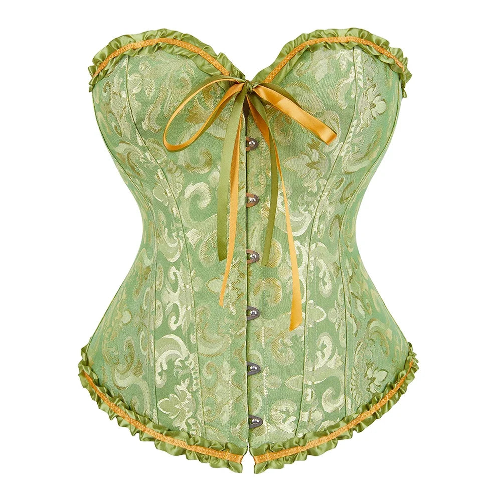 Lace Print Corset – Strapless & Laced