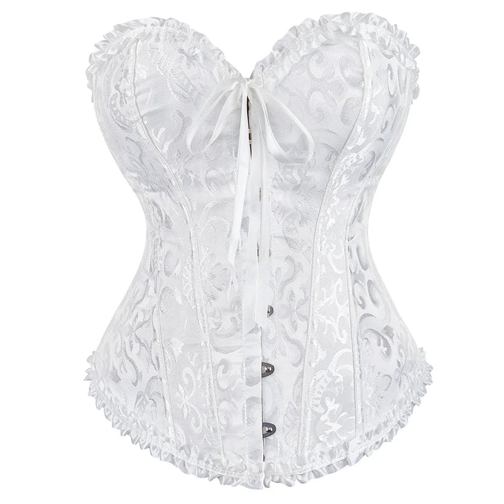 Lace Print Corset – Strapless & Laced