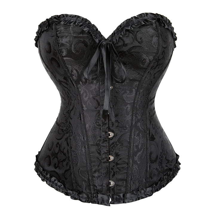 Lace Print Corset – Strapless & Laced
