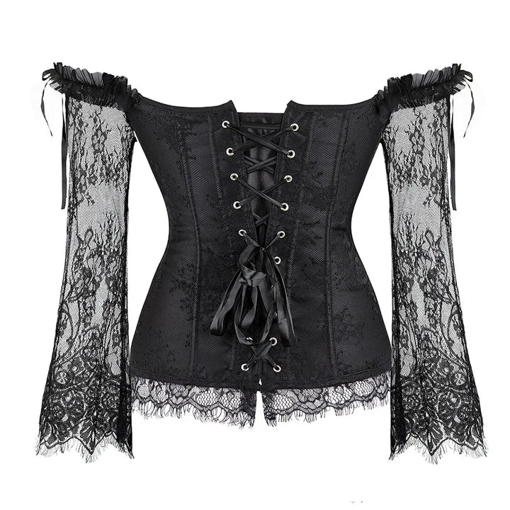 Midnight Brocade Corset – Shaping & Edge