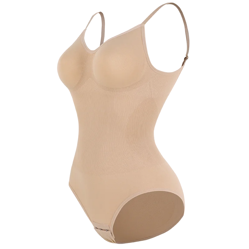 SlimGlow Backless Bodysuit – Tummy Control