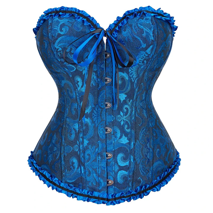 Lace Print Corset – Strapless & Laced