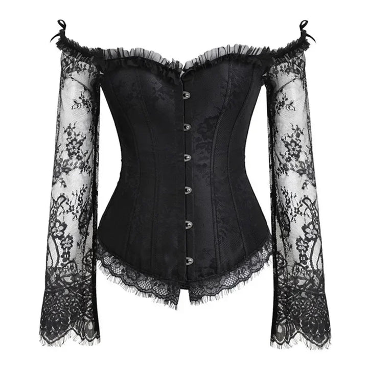 Midnight Brocade Corset – Shaping & Edge