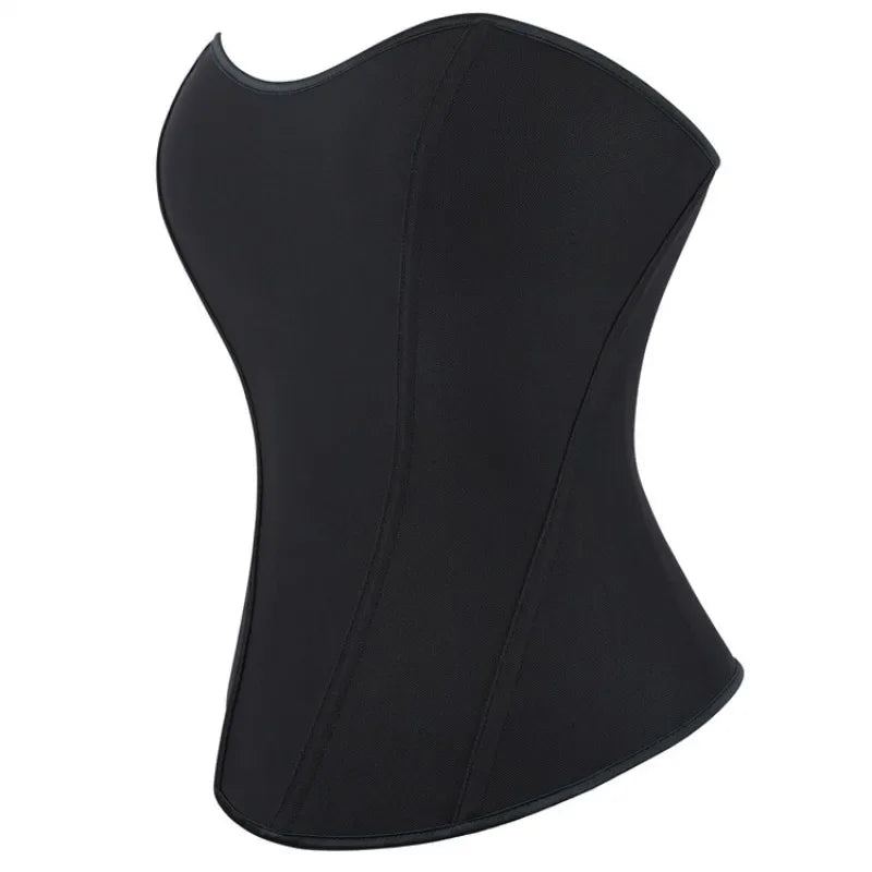 Black Corset – Sleek Zipper Closure