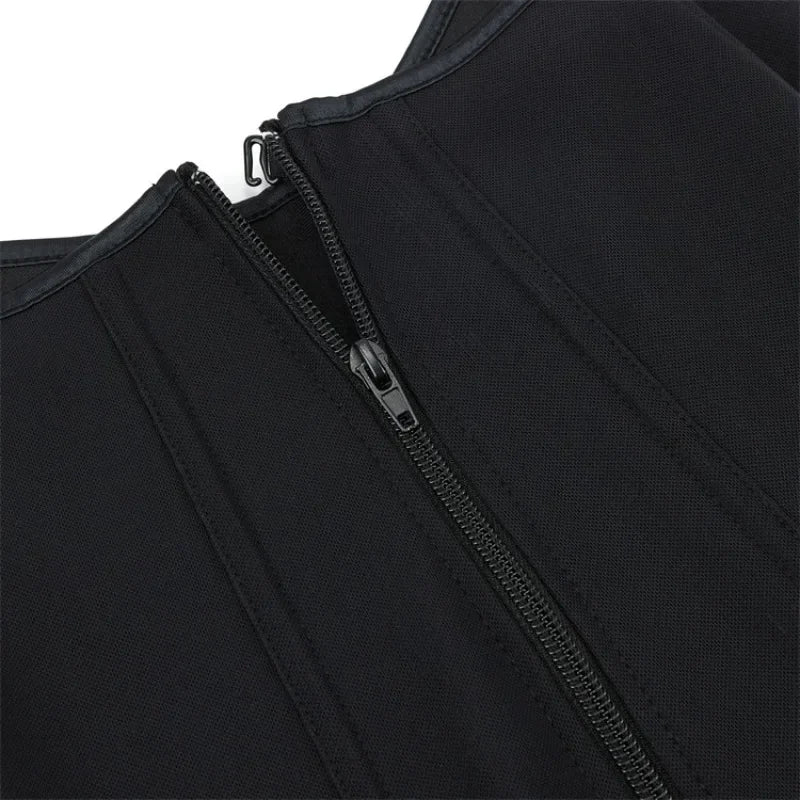 Black Corset – Sleek Zipper Closure