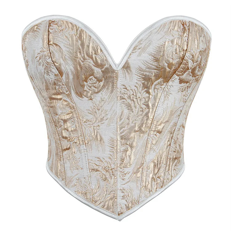 Romantic Bloom Corset – Floral Sculpting Overbust