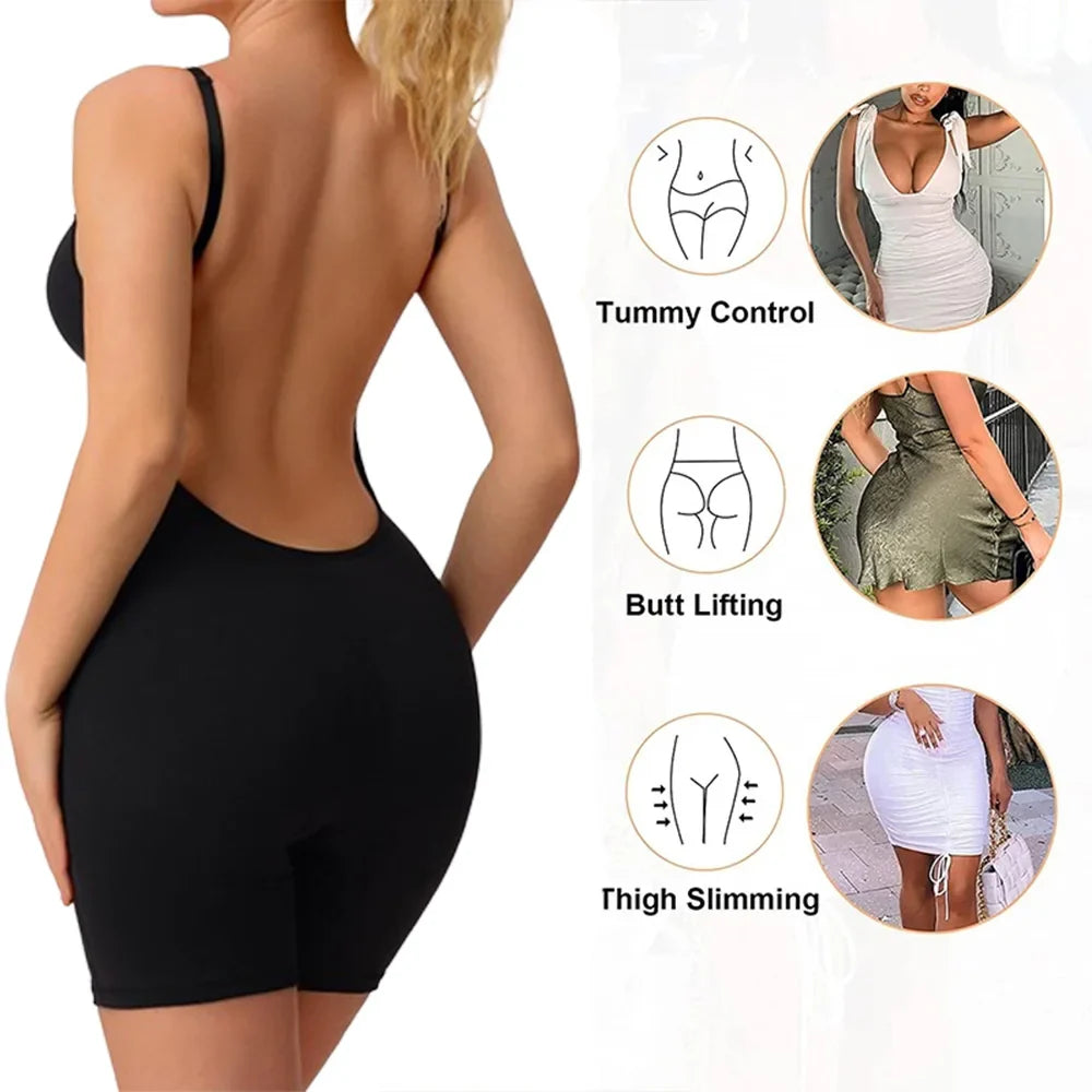 CurveGlow Jumpsuit – Butt Lifting & Sculpting Bodysuit