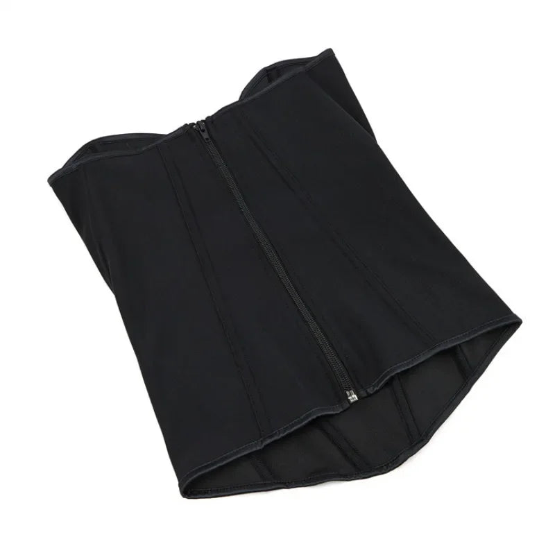 Corset noir – Fermeture éclair élégante