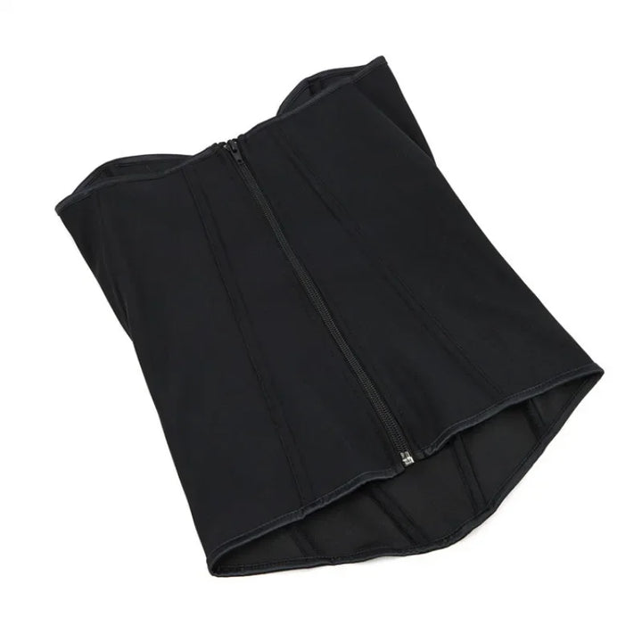 Corset noir – Fermeture éclair élégante