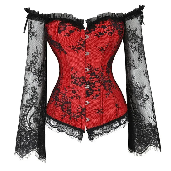 Midnight Brocade Corset – Shaping & Edge