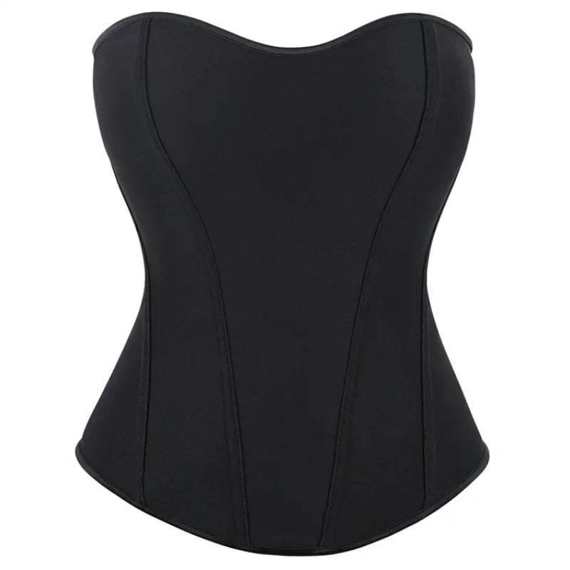 Black Corset – Sleek Zipper Closure