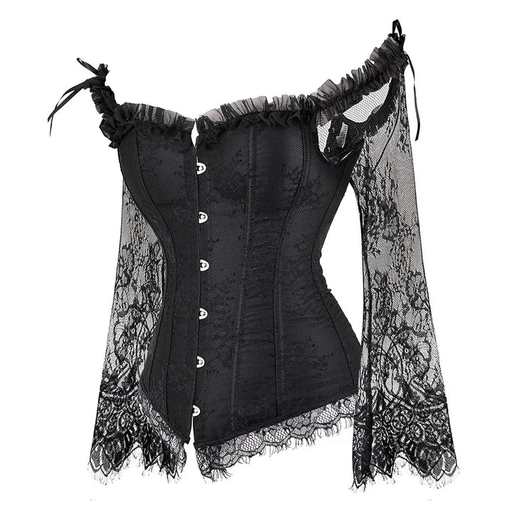 Midnight Brocade Corset – Shaping & Edge