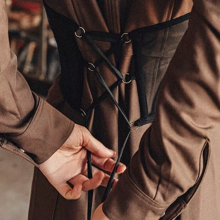 Ceinture corset sous la poitrine – Amincissante et chaîne