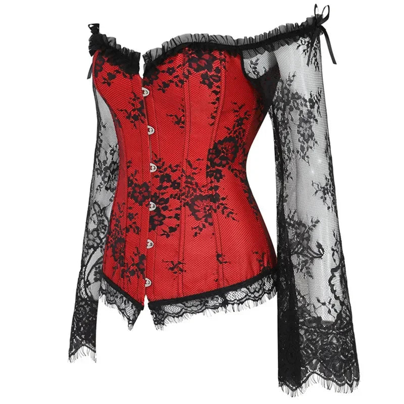 Midnight Brocade Corset – Shaping & Edge