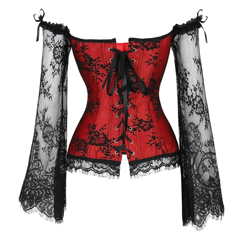 Midnight Brocade Corset – Shaping & Edge