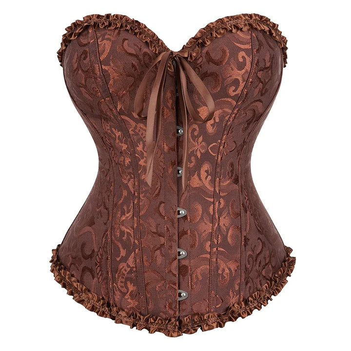 Lace Print Corset – Strapless & Laced